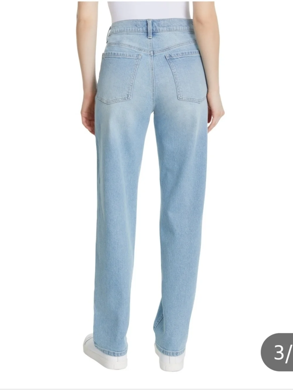 (Ew)Gloria Vanderbilt Ladies  High-Rise Straight Leg Jeans - Picture 3 of 3